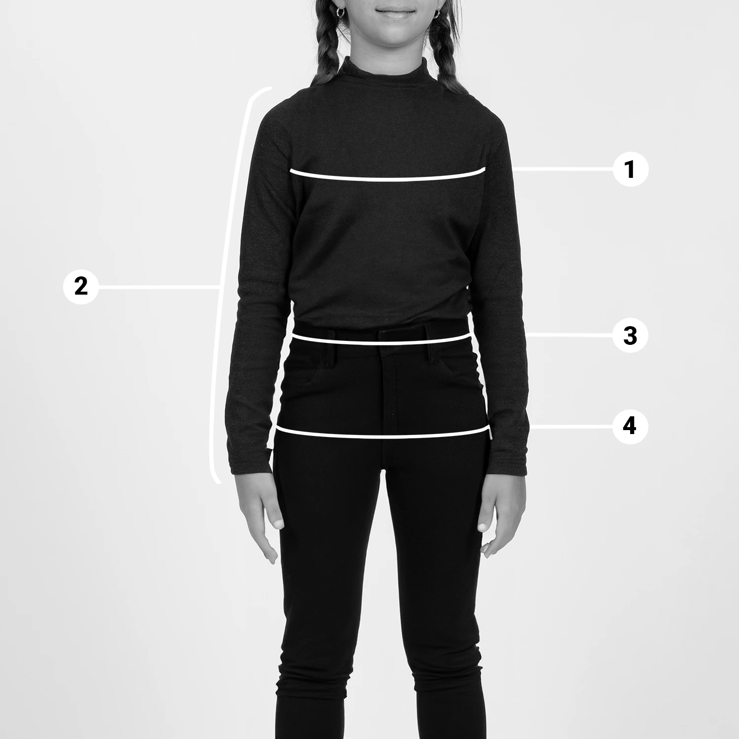 Size guide - Kids | Sun Valley